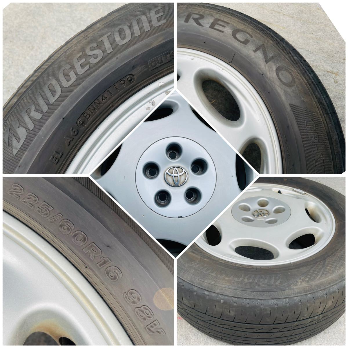 TOYOTAトヨタセルシオ30系 純正 16インチ×7J +45 PCD114.3 5穴  