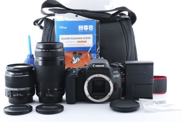  427235 超 942ショット EOS 9000D ダブルズームキット Canon デジタル一眼レフカメラ /カメラバッグ/Wi-Fi /Bluetooth/NFC(キヤノン)｜売買されたオークション情報、yahooの商品情報をアーカイブ公開 - オ キヤノン
