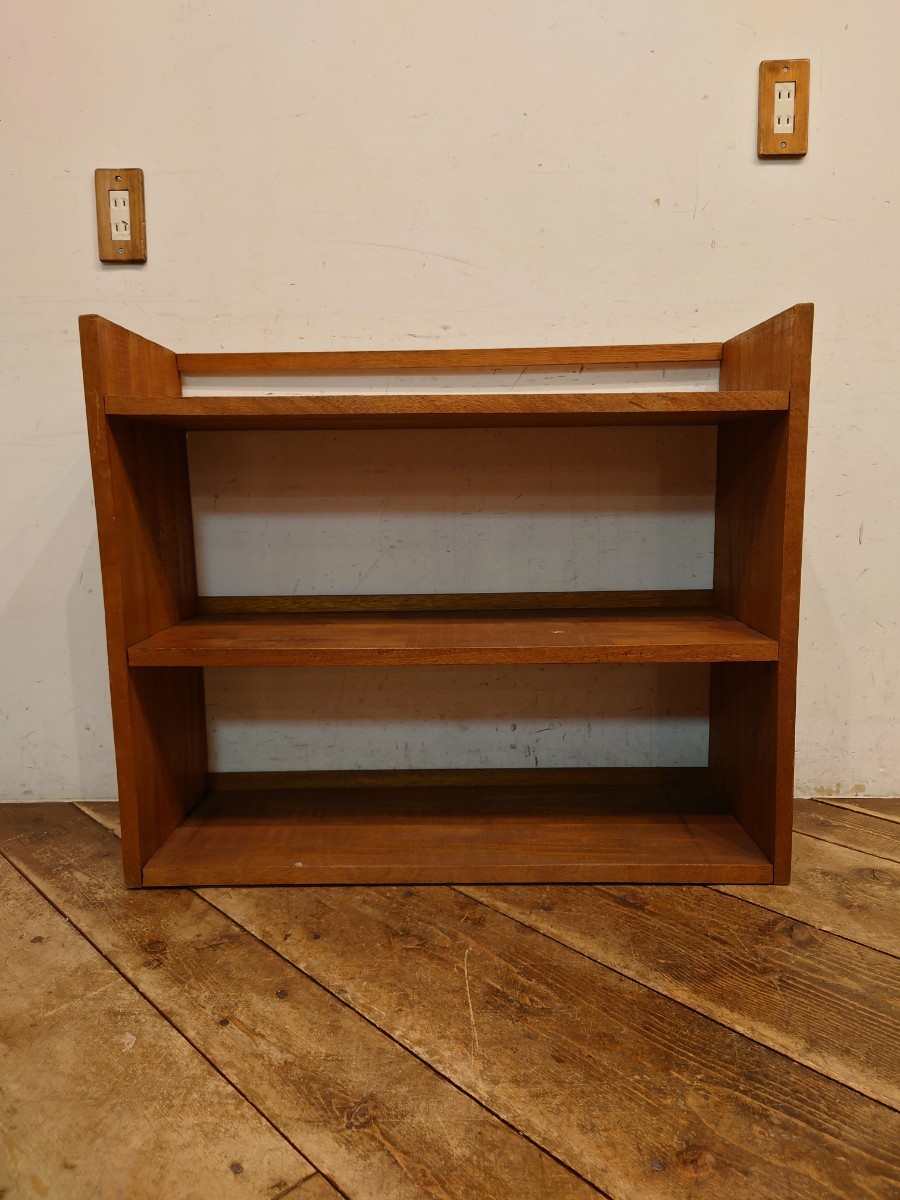 ビンテージ ラワン材 オープンラック 幅85cm OR-288/レトロ モダン