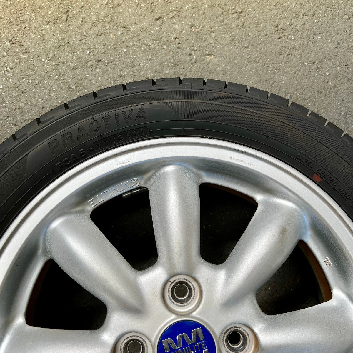 ジーノ』 中古【ミラジーノ L650S ホイール4本】 MINILITE ミニライト 