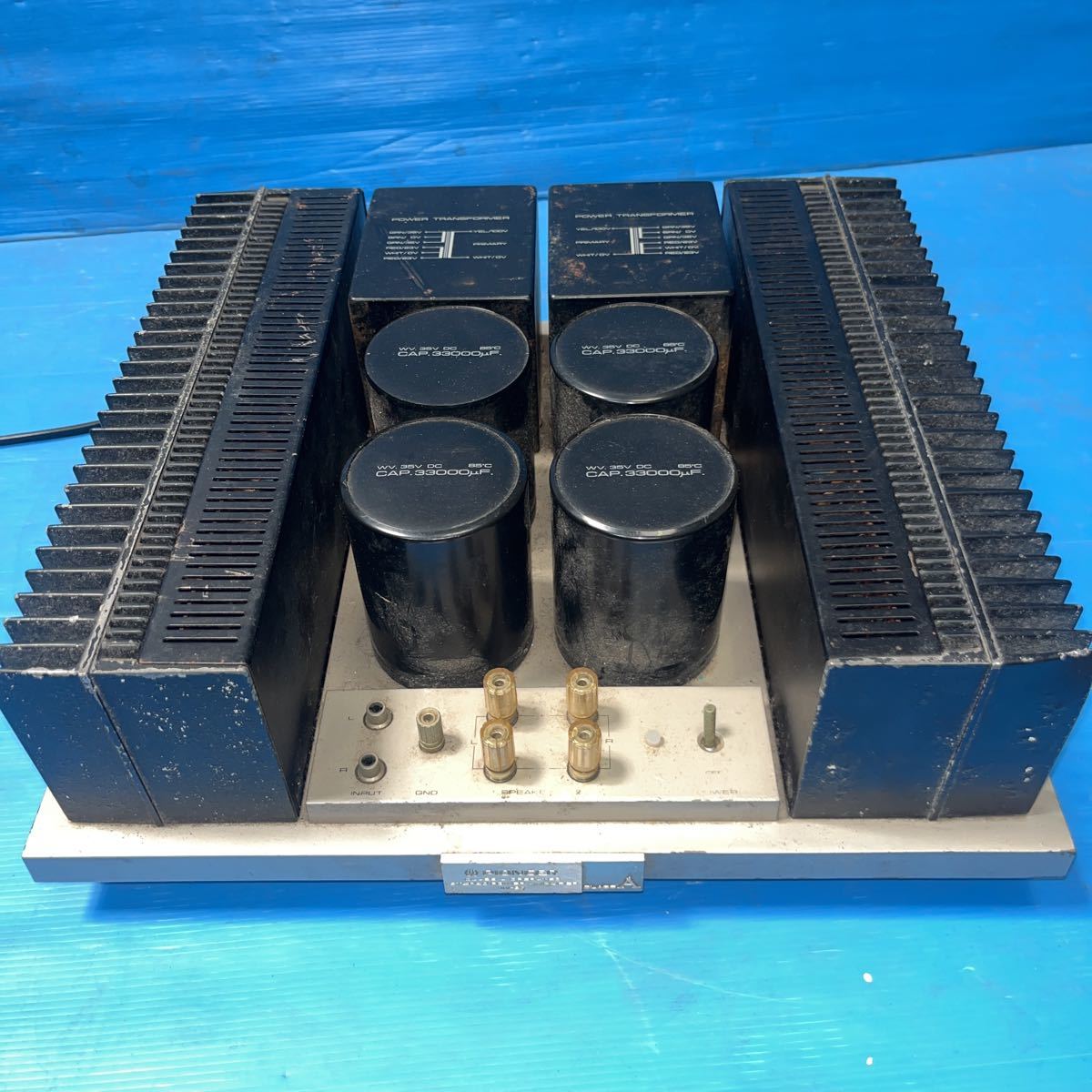 ★通電確認ok！★希少★ Pioneer M-22 パワーアンプ ClassA 音響機器 オーディオ機器 ジャンク品　レア家電　