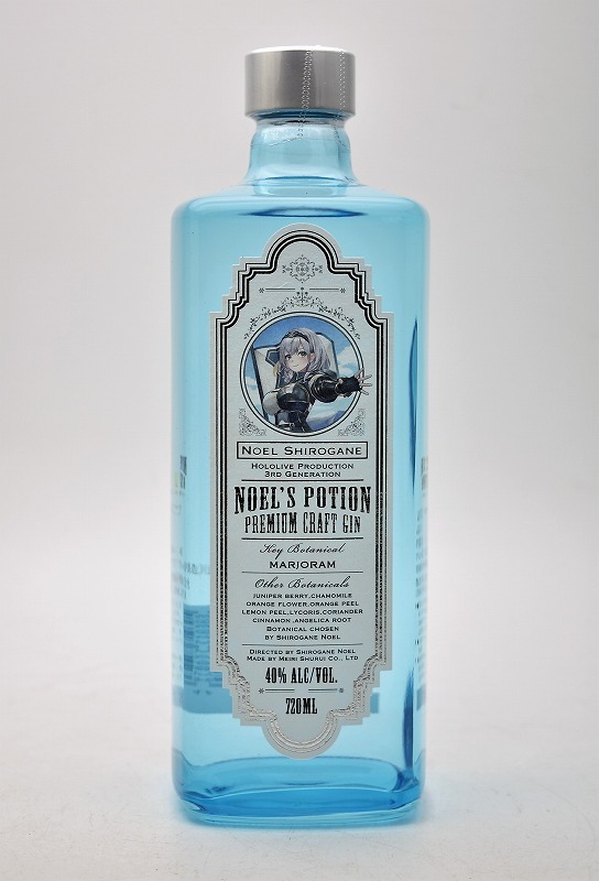 ★1874★未開栓 ホロライブ 白銀ノエル NOEL'S POTION ノエルのポーション 720ml 40度 プレミアム クラフト ジン スピリッツ
