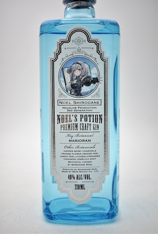 ★1874★未開栓 ホロライブ 白銀ノエル NOEL'S POTION ノエルのポーション 720ml 40度 プレミアム クラフト ジン スピリッツ