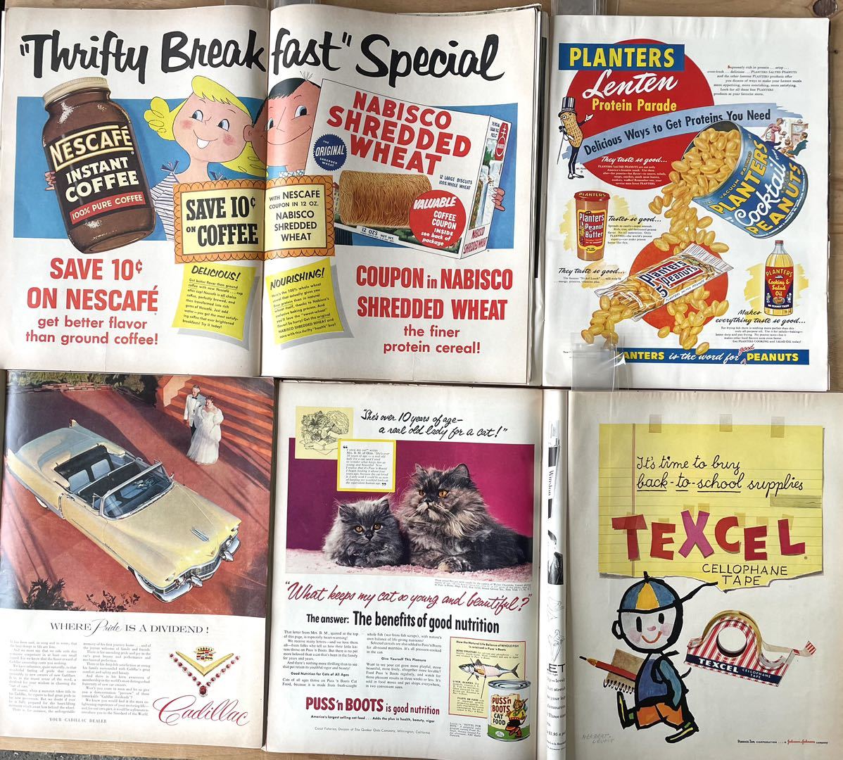 超レアな雑誌LIFE 1950年代の情勢やトレンド特集雑誌LIFE セット4冊