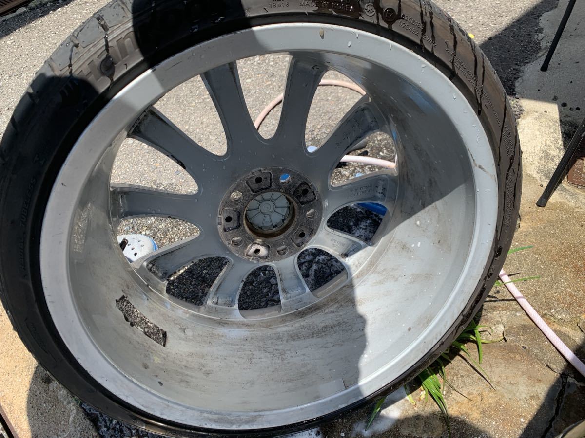 BMW E63 OP純正ホイール PCD120-5穴 19インチ 8.5J +14 通し タイヤ 