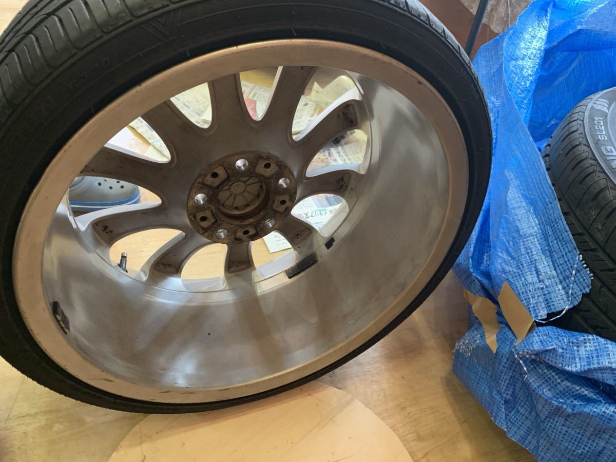 BMW E63 OP純正ホイール PCD120-5穴 19インチ 8.5J +14 通し タイヤ 