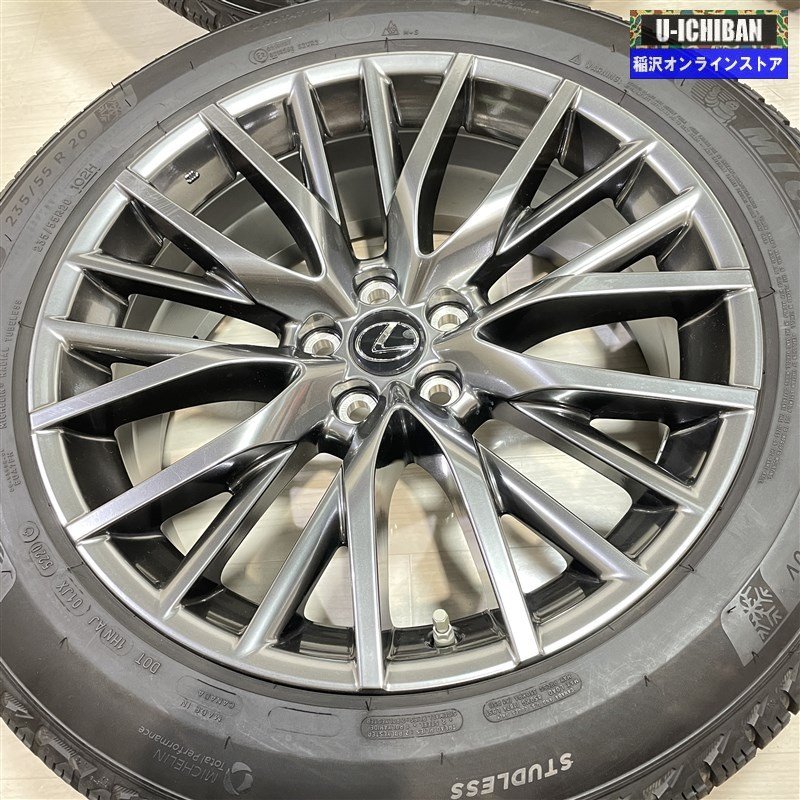 235/55R20 レクサスRX 純正 8-20+30 5H114.3 ミシュラン X-ICE SNOW 20