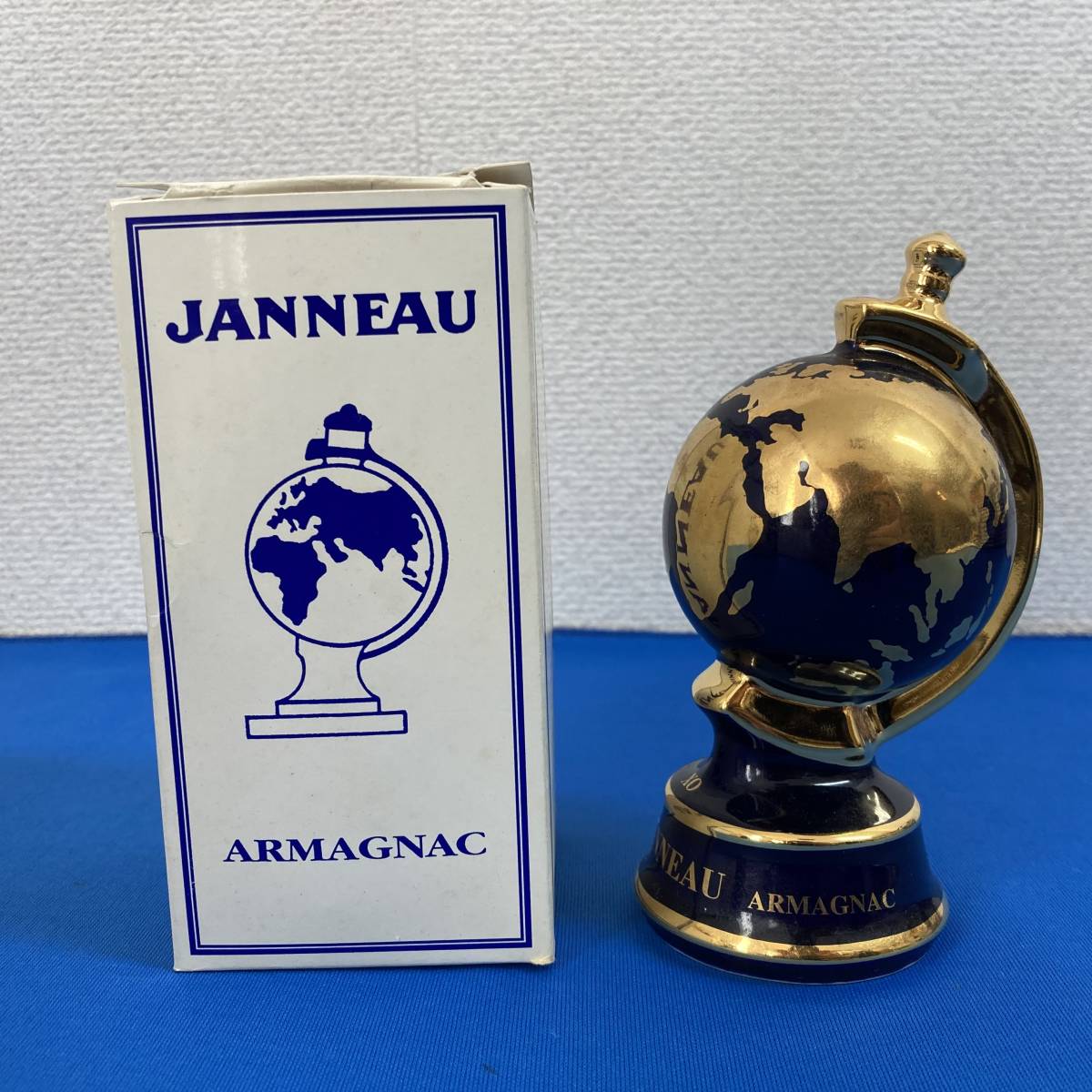 H110⁄JANNEAU ブランデー ジャノー XO 地球儀 陶器 700ml 40