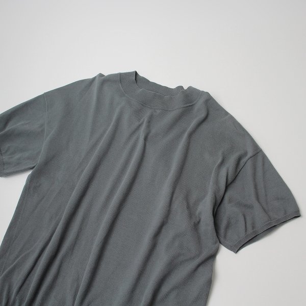 mina perhonen ミナペルホネン ranta ニットプルオーバー 36/グレー neutraali 半袖【2400013328227】