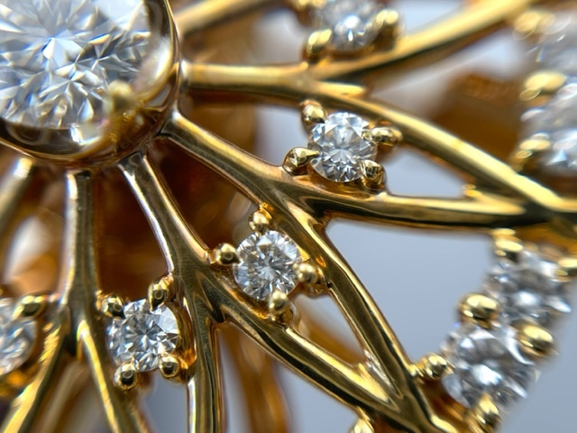 田崎真珠 TASAKI Diamond view 21th century K18 ダイヤ2.0ct 観覧車 