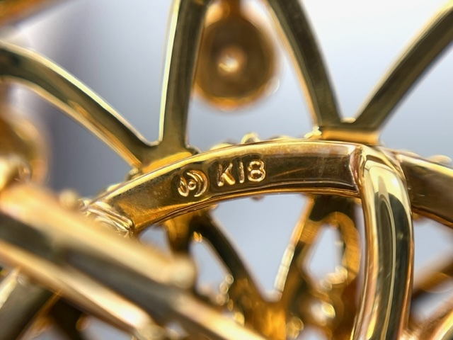 田崎真珠 TASAKI Diamond view 21th century K18 ダイヤ2.0ct 観覧車 