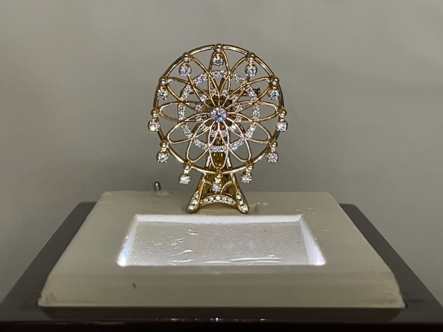 田崎真珠 TASAKI Diamond view 21th century K18 ダイヤ2.0ct 観覧車 