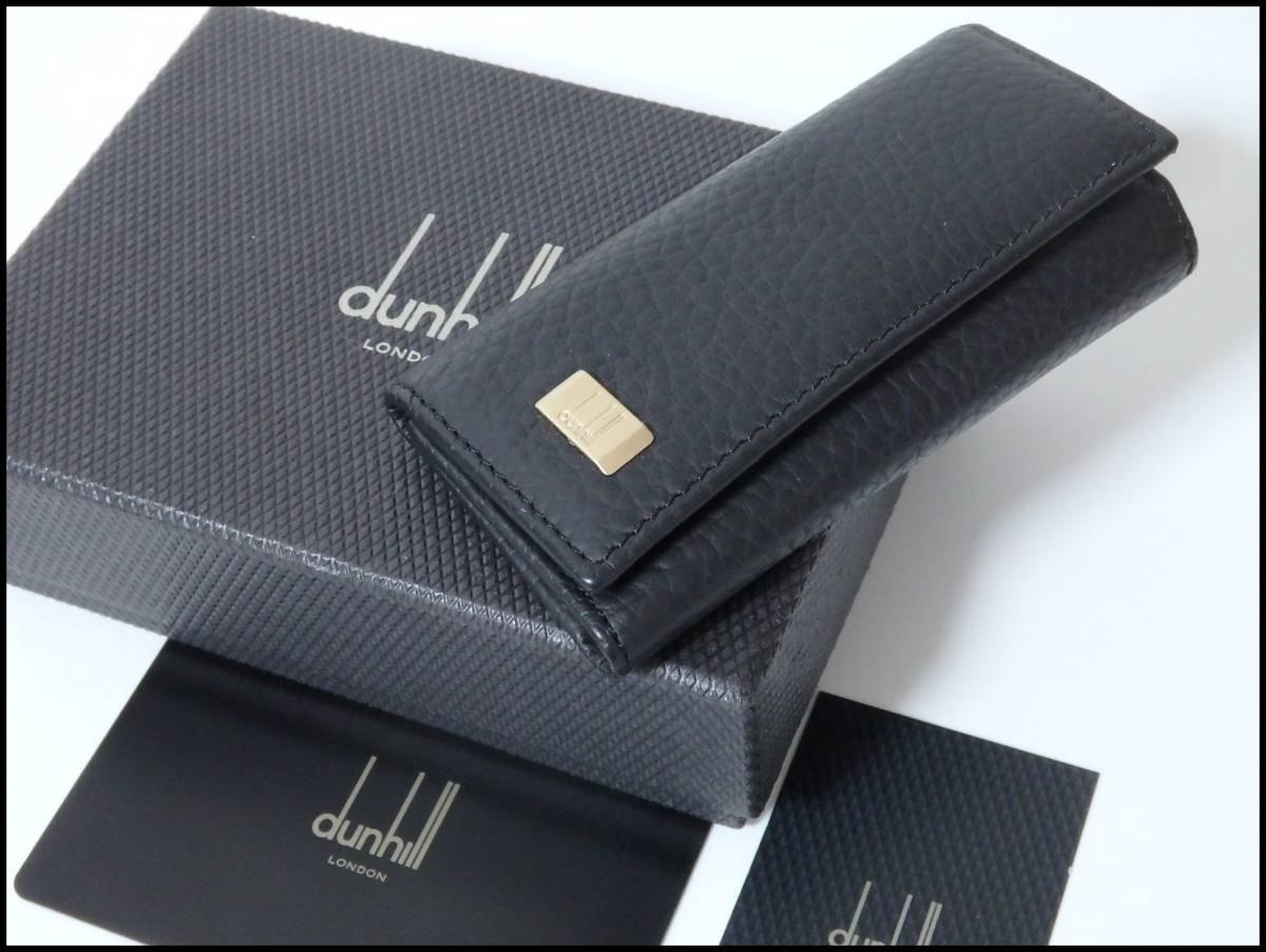 本物 良品 dunhill ダンヒル キーケース 4連 レザー 箱付き＞5.16.2