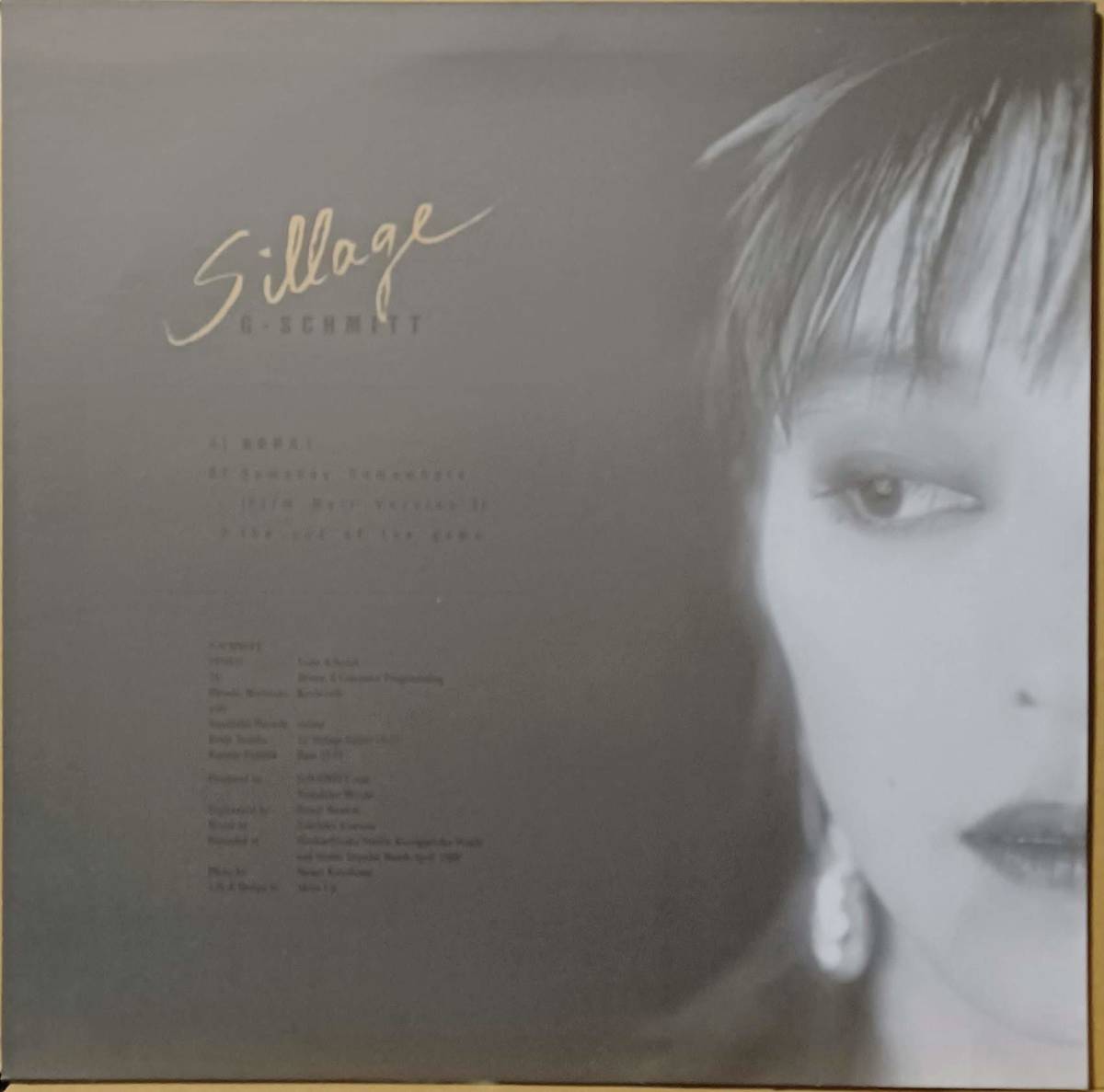 G-SCHMITT Sillage 12インチシングルレコード Limited to1,000copies