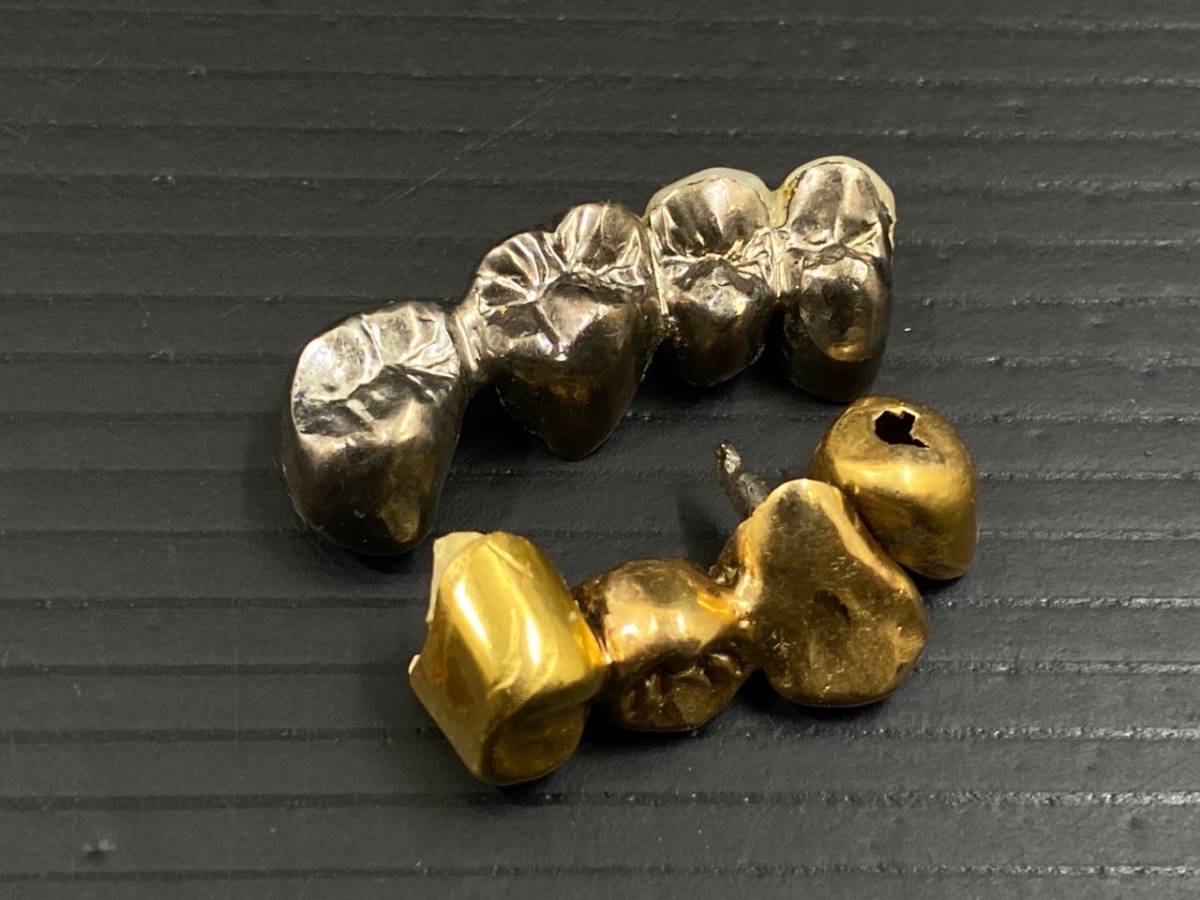 5/020【金歯】銀歯　パラジウム　金　歯　重さ　金6ｇ　銀6ｇ　合計12ｇ