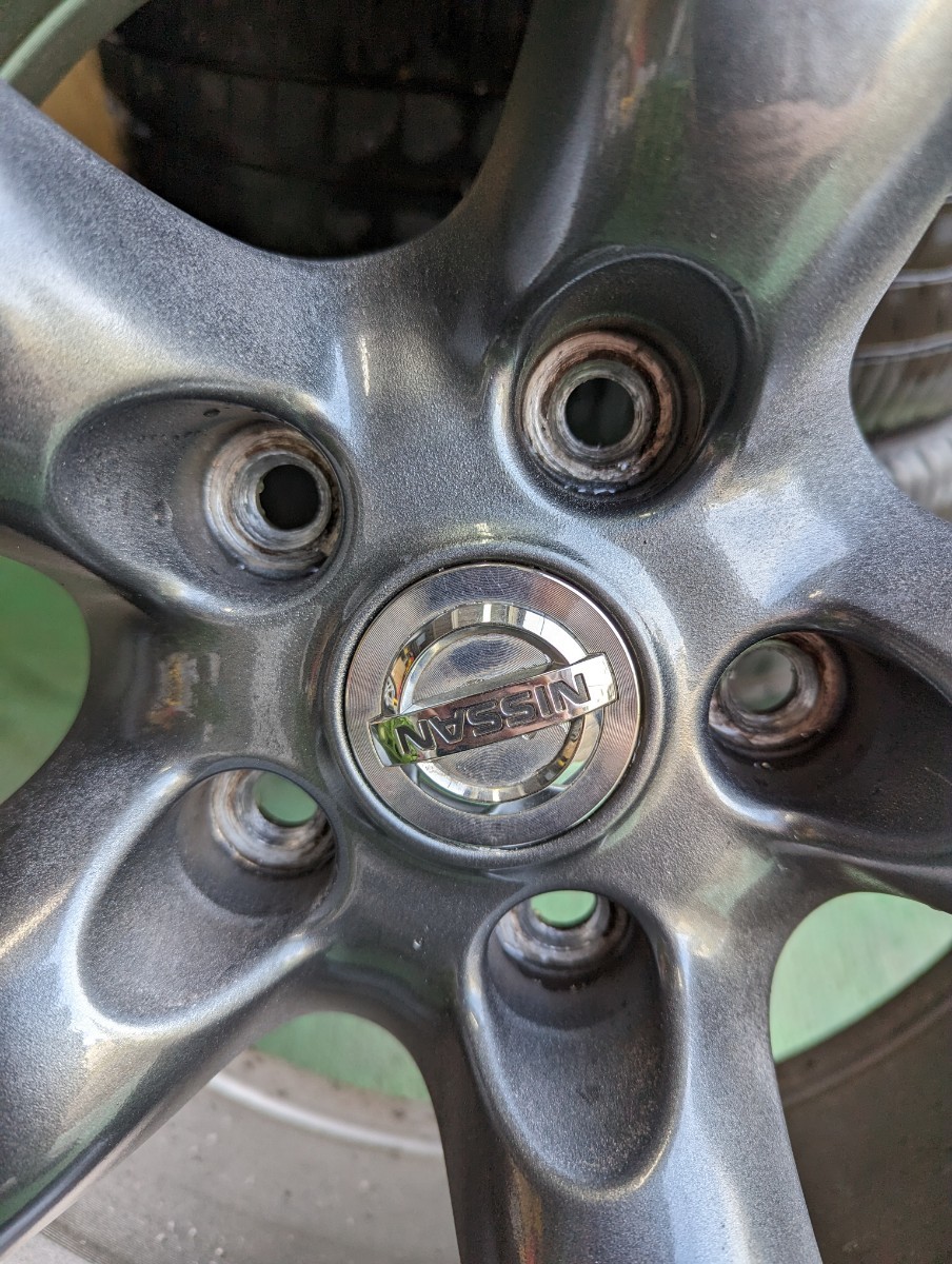 1円〜スタート! 売り切り Z33純正ホイール 後期 18インチ