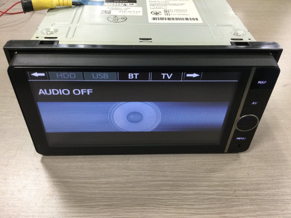 トヨタ 純正 HDDナビ NHZD-W62G TV確認済 地図データ2012年 フルセグ