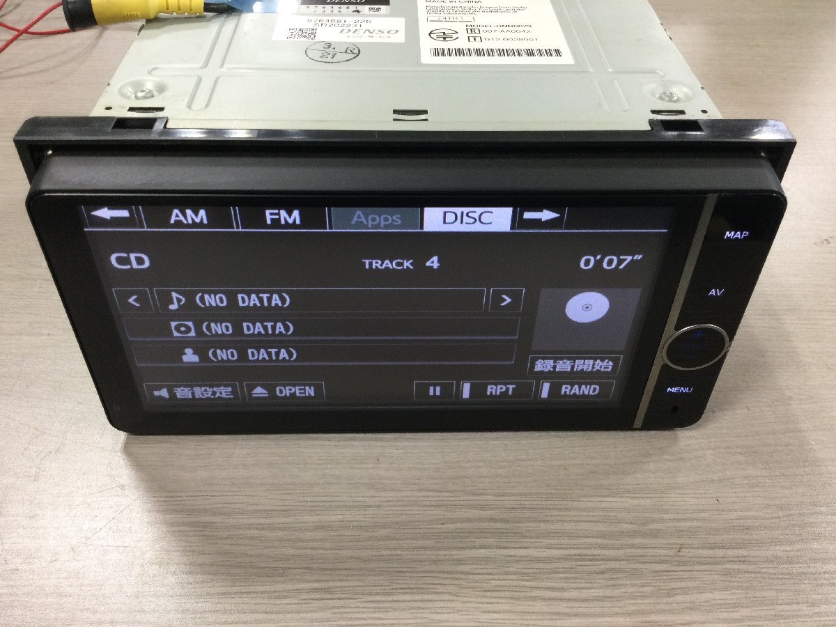 トヨタ 純正 HDDナビ NHZD-W62G TV確認済 地図データ2012年 フルセグ