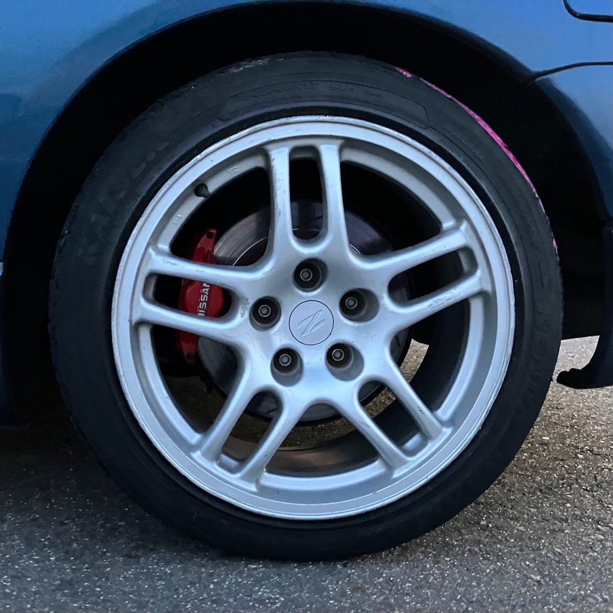 BCNR33 スカイライン GT-R風17インチアルミホイール2本セット 245 