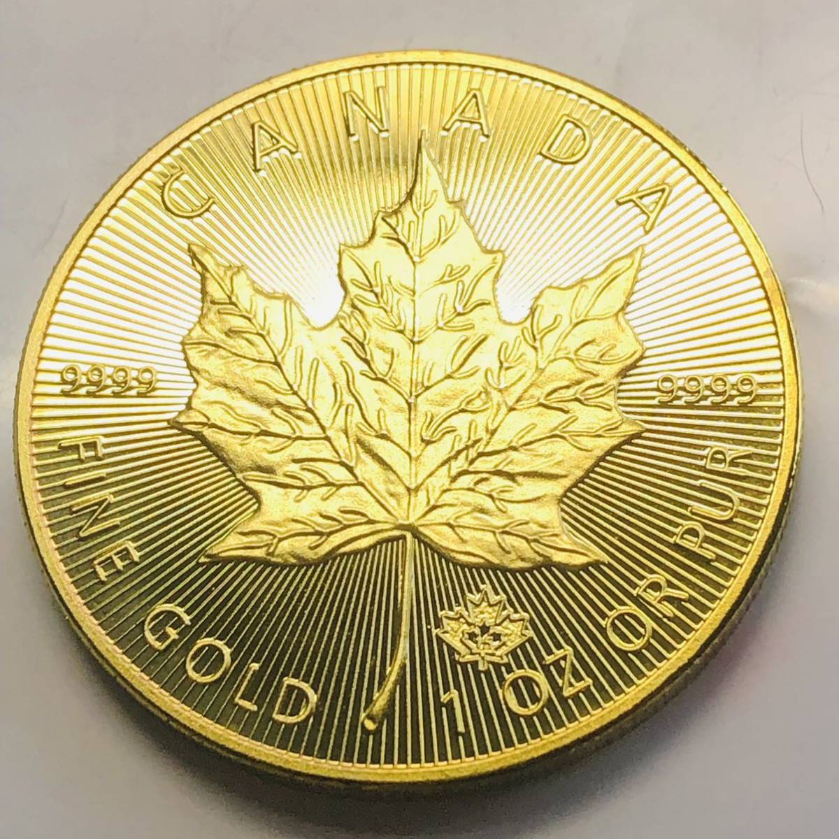 カナダ　メイプルリーフ金貨 エリザベス2世記念　2020年 金貨 ケース付き 大型金貨 th-0134-136