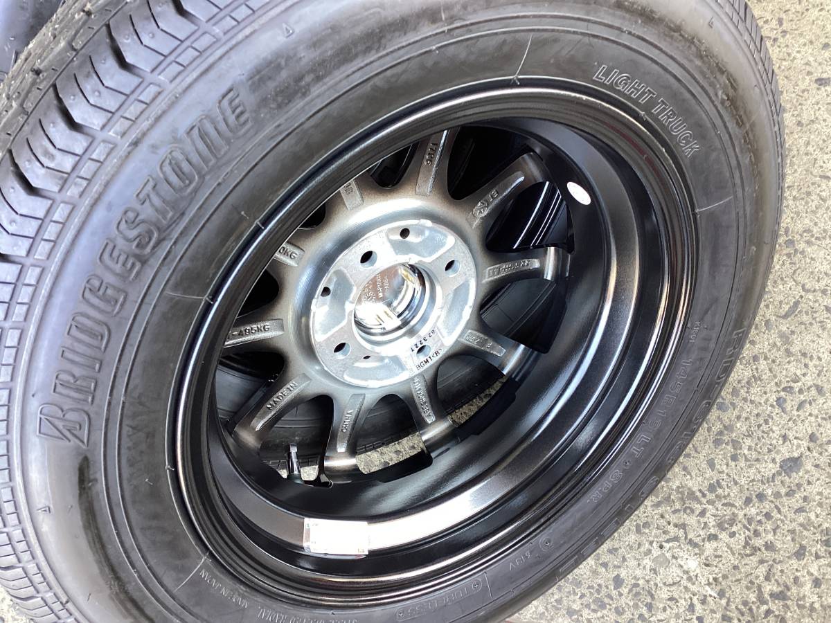 M6090 TIRADO Eta 未使用 13インチアルミ＆145R13 8PR 新同 夏タイヤ 4 