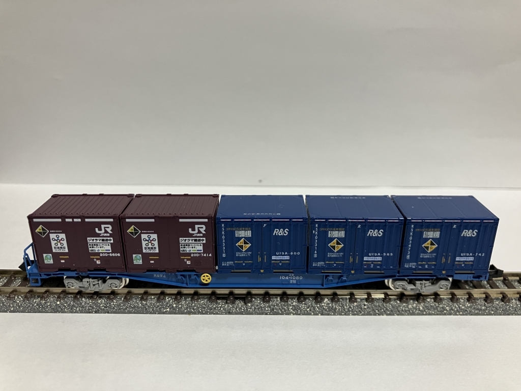 TOMIXコキ104-1080 朗堂 日本通運R&SU19A KATO 20D鉄道模型コンテスト