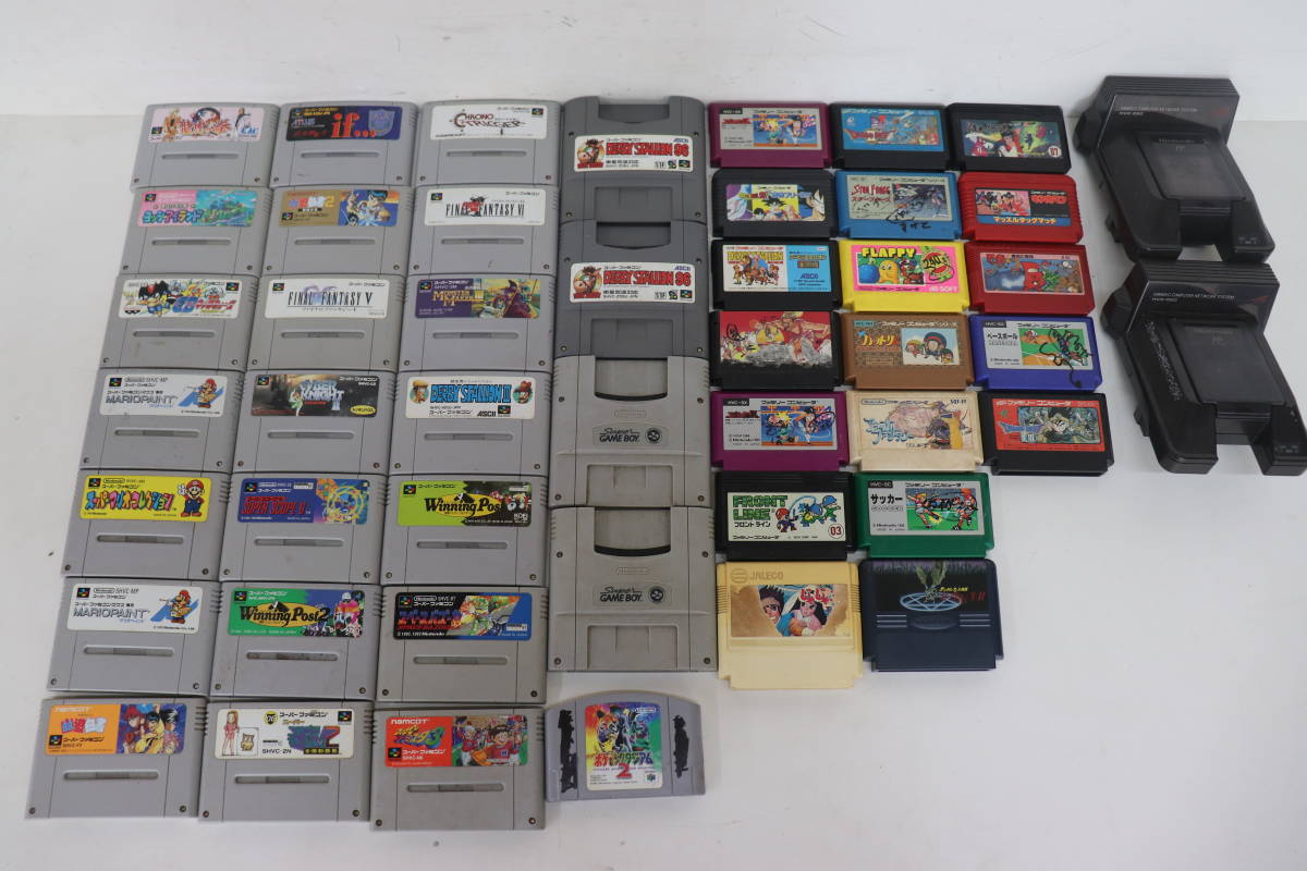 まとめ売り】【ジャンク品】43個 Nintendo スーパーファミコンソフト