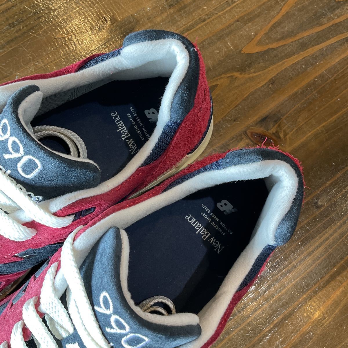 M990AD2 New Balance RED ニューバランス ROOSTER BALANCE – レッド 中古・古着通販NEW (ニューバランス) サイズ 990V2 MADE USA製｜Yahoo!フリマ（旧PayPay (New