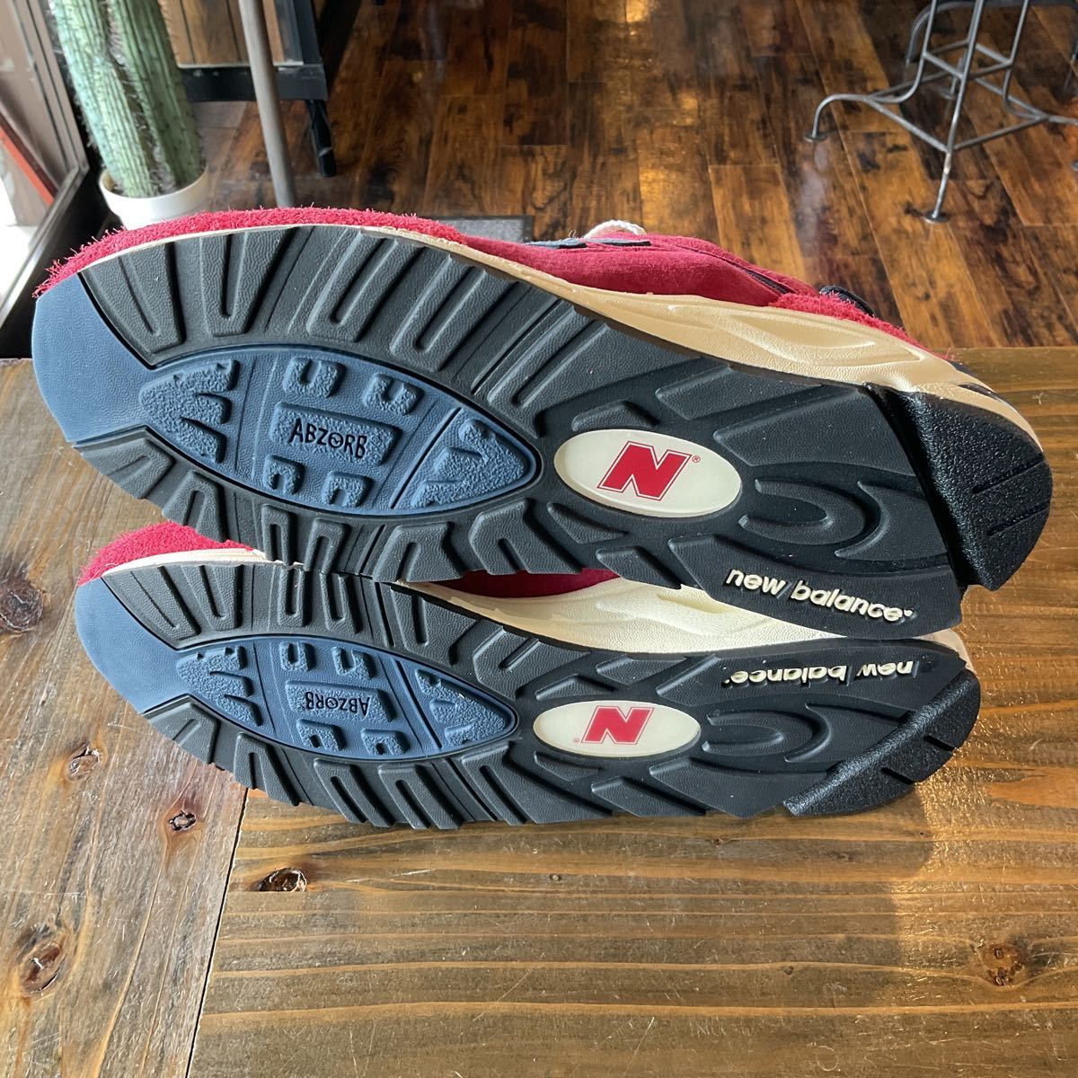 M990AD2 New Balance RED ニューバランス ROOSTER BALANCE – レッド 中古・古着通販NEW (ニューバランス) サイズ 990V2 MADE USA製｜Yahoo!フリマ（旧PayPay (New