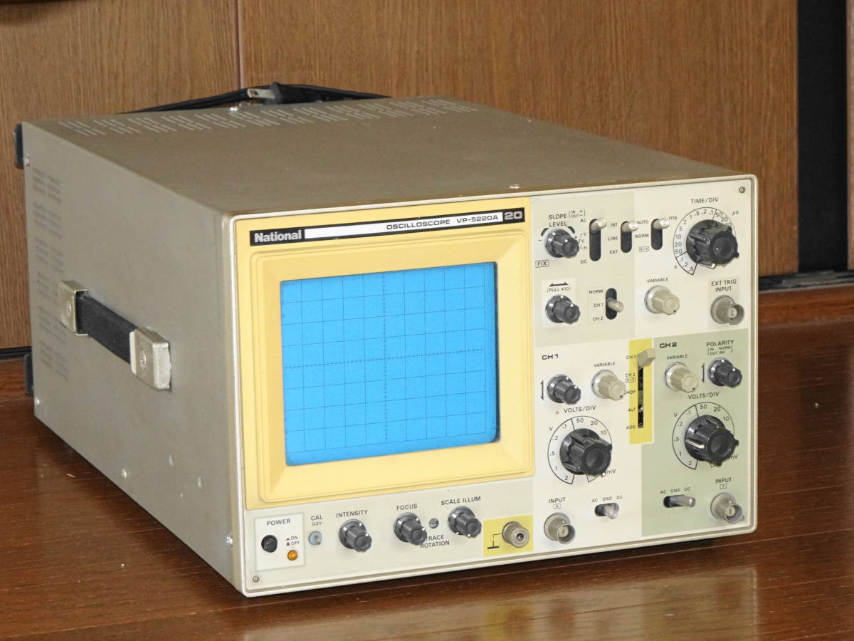 ナショナル 20MHzオシロスコープVP-5220A 動作良好の入札履歴 - すべて 