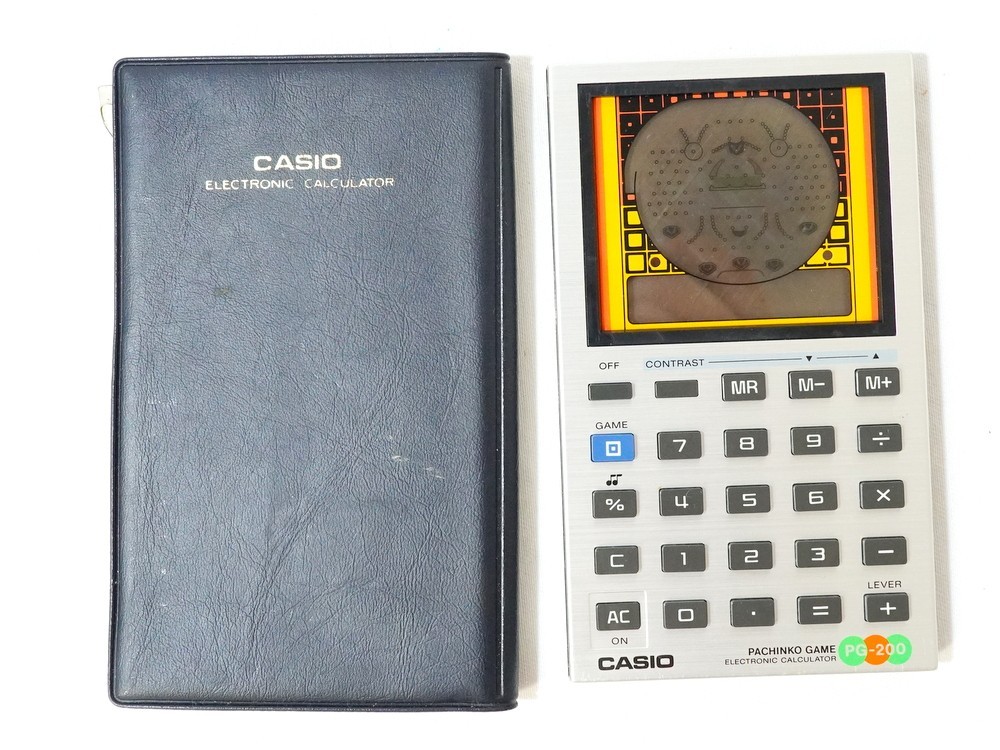 1円スタート CACIO カシオ 電卓 ゲーム機 パチンコゲーム PACHINKO GAME PG-200 ELECTRONIC CALCULATOR 破損欠品未確認 4 KK30003