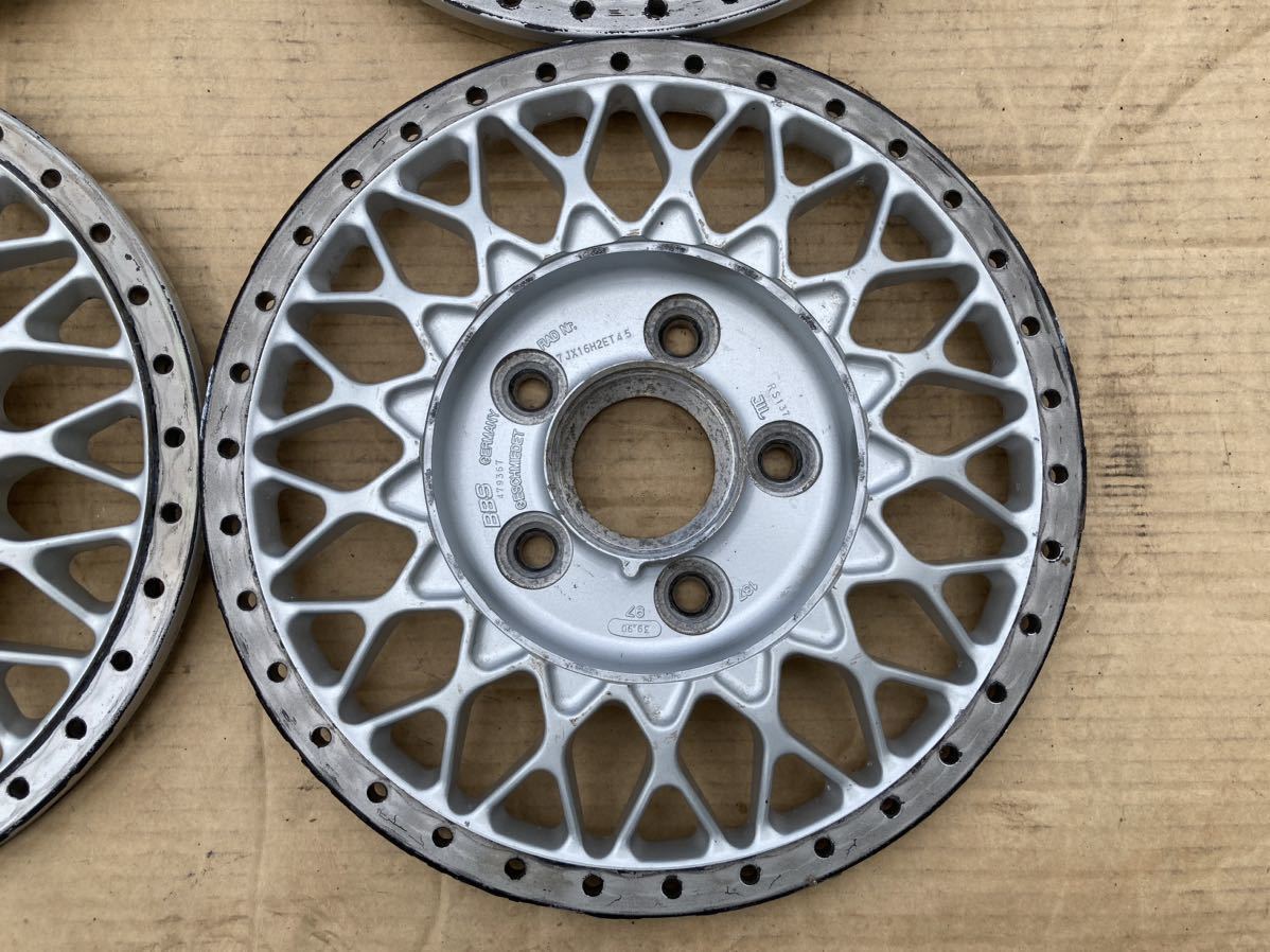 当時物 BBS RS137、RS225 16インチ4本セット ☆BBS RS137 16インチ 7J