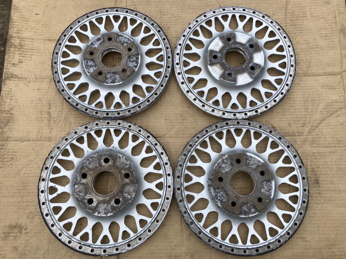 16inch BBS RS137 4枚 7.0J×16H2ET45 pcd 5×114.3 TOYOTA用ハブ