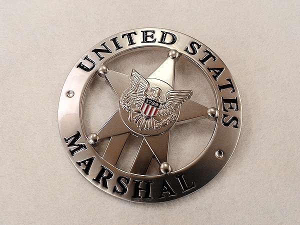 ★アメリカ連邦保安官 フルサイズレプリカバッジ★警察・ポリス