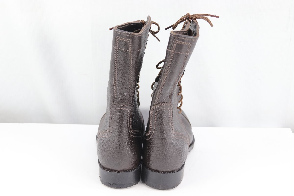 陸上自衛隊 旧半長靴 茶色 ブーツ 25.5cm コンバットブーツ ミリタリー