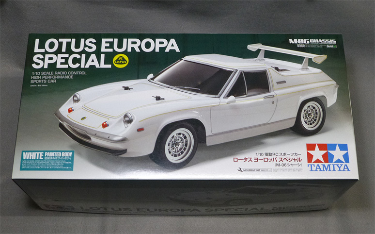 激カワ‼︎ロータスヨーロッパのミニラジコン タミヤ 1/10RC ロータス ヨーロッパ スペシャル (M-06シャーシ
