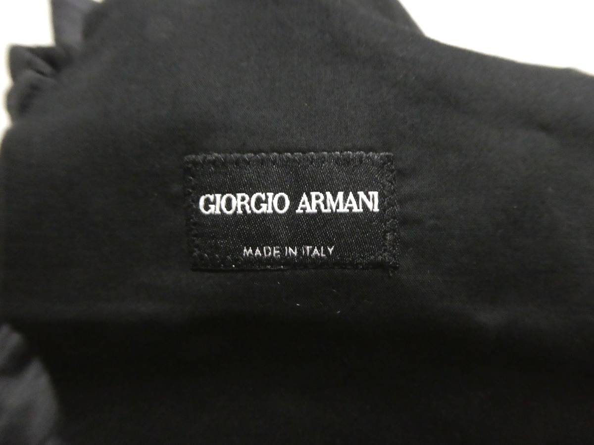 高品質，正規品 正規品 美品 イタリア製 最高峰黒タグ GIORGIO ARMANI