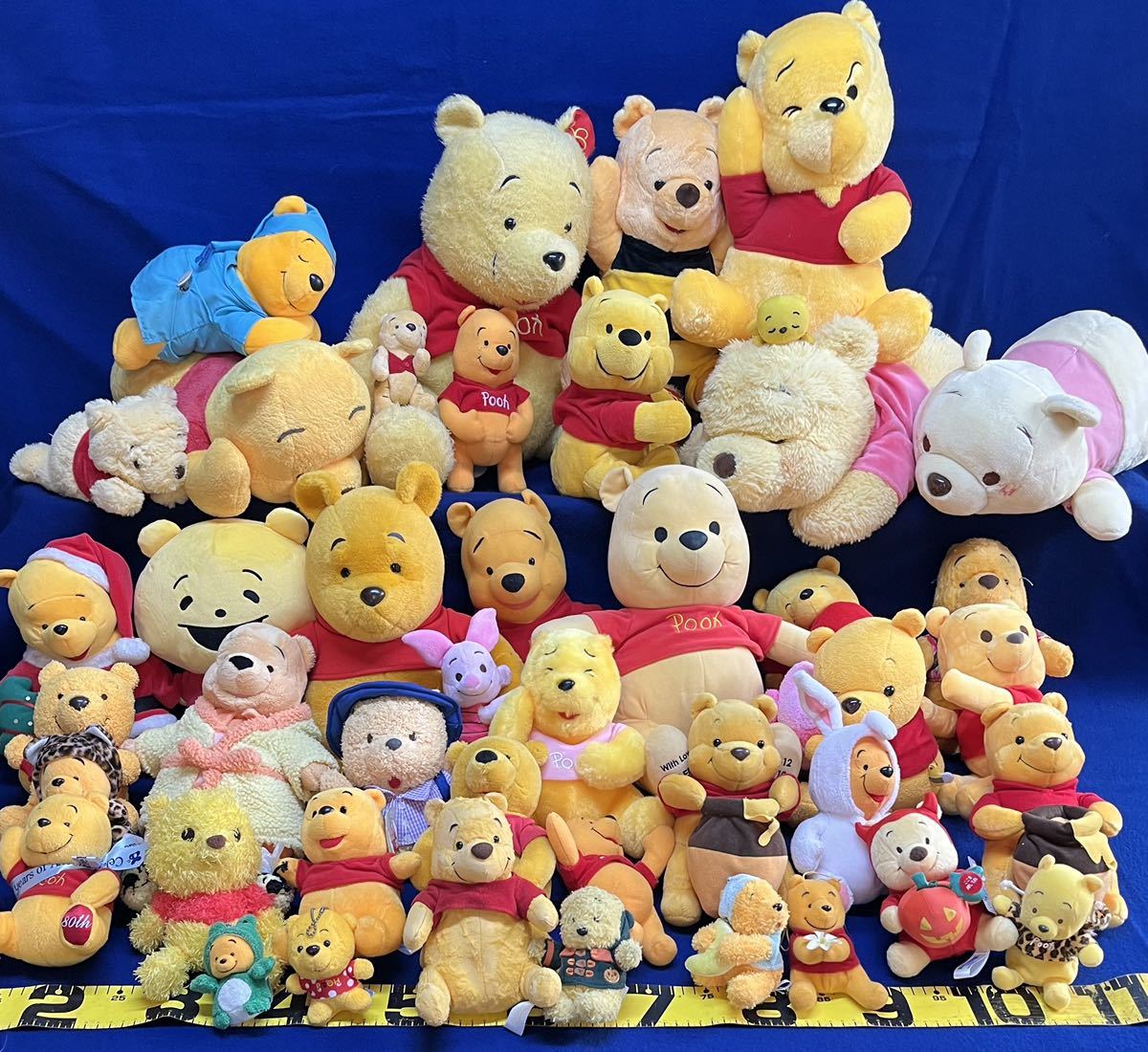 平成レトロプーさんぬいぐるみピグレット大量まとめ売りタグ付当時物年代物ディズニー くまのプーさん 超大量 セット 中古 まとめて ぬいぐるみ プーさん
