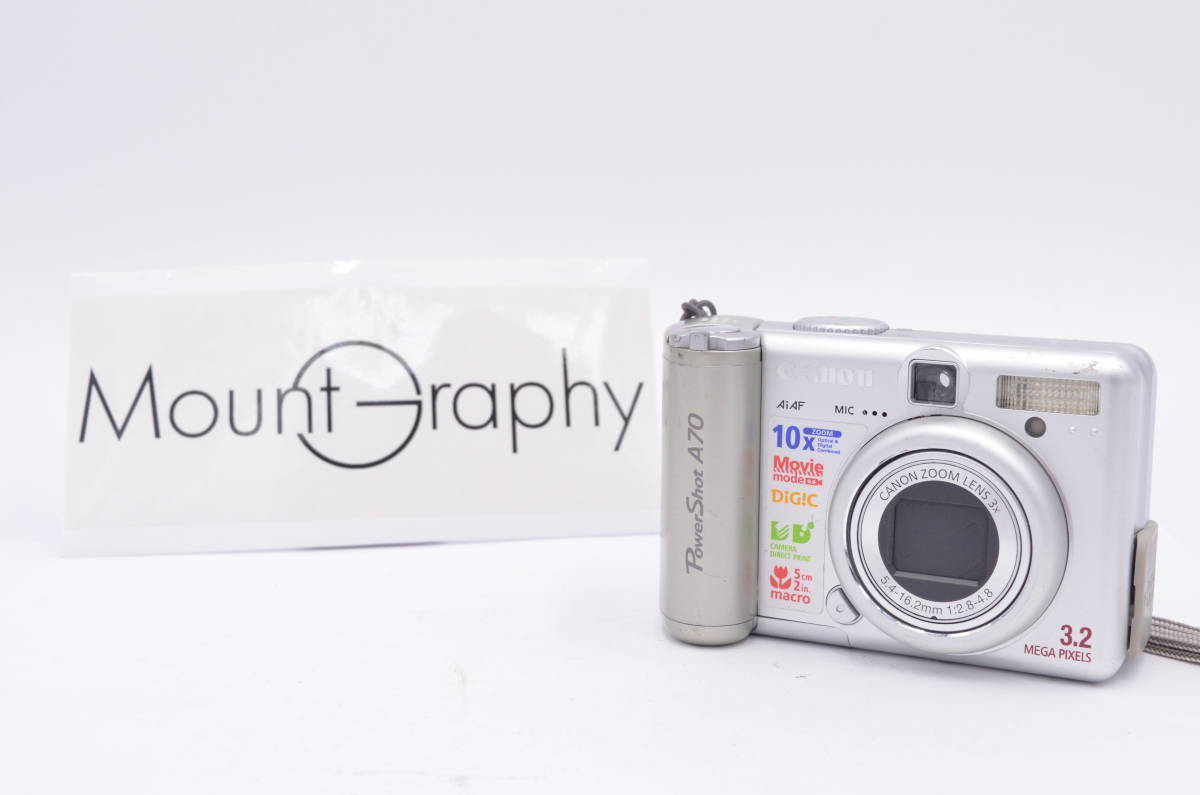 ☆良品☆ キヤノン CANON Powershot A70 単三電池駆動 #7241 【公式通販】