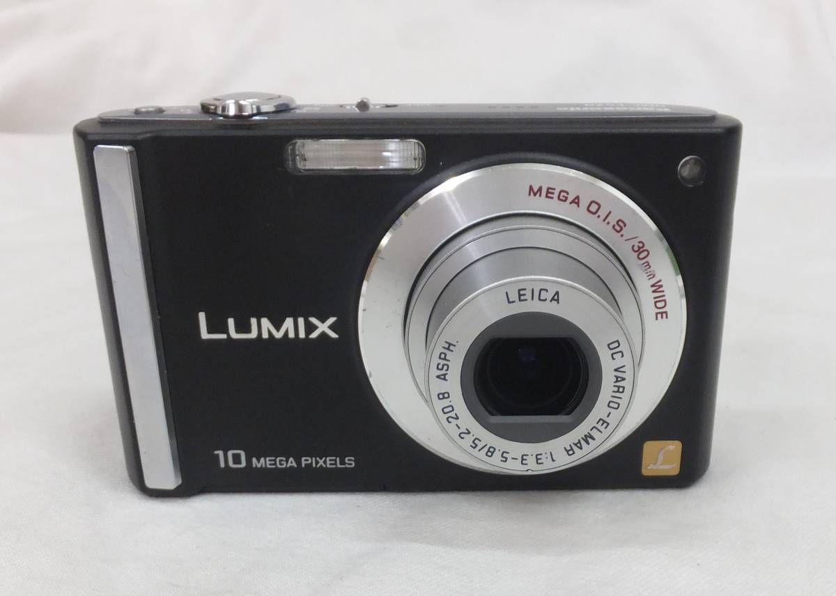 Panasonic LUMIX DMC-FS20 デジタルカメラ 10MEGA PIXELS ブラック MEDE IN JAPAN 日本製 ...