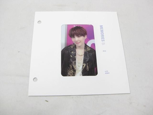 BTS MEMORIES OF 2018 トレカSUGA BTS MEMORIES 2018 Blu-ray トレカ SUGA ユンギ - メルカリ