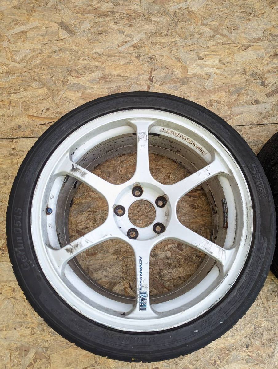 絶版 軽量 希少 アドバン レーシング ADVAN Racing RGⅡ RG2 18インチ  