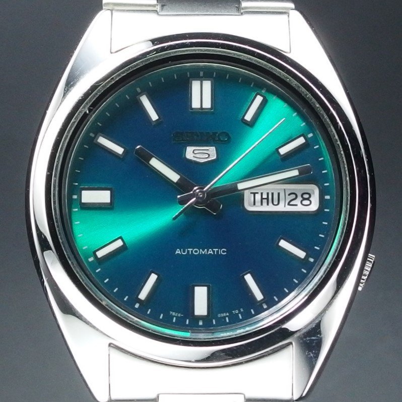 美品】 SEIKO セイコー 5スポーツ 7S26-0480 デイデイト SS 自動巻き 