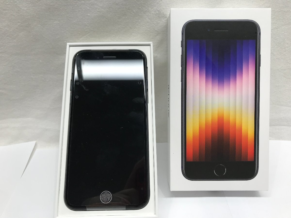 稼動品】iPhone SE ミッドナイト 128GB MMYF3J/A A2782 SIMフリー