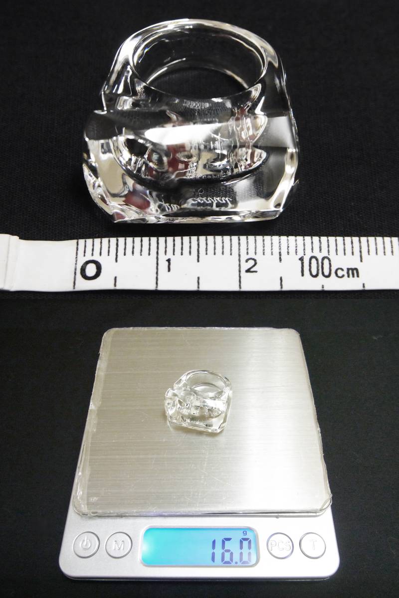 Baccarat バカラ リング クリスタル クリア 約16g 箱付(バカラ)｜売買