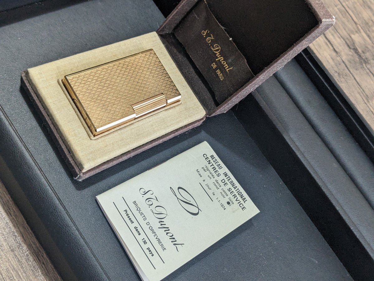 Dupont デュポン デュポンライター ラインⅠ 希少 箱あり ガスライター 