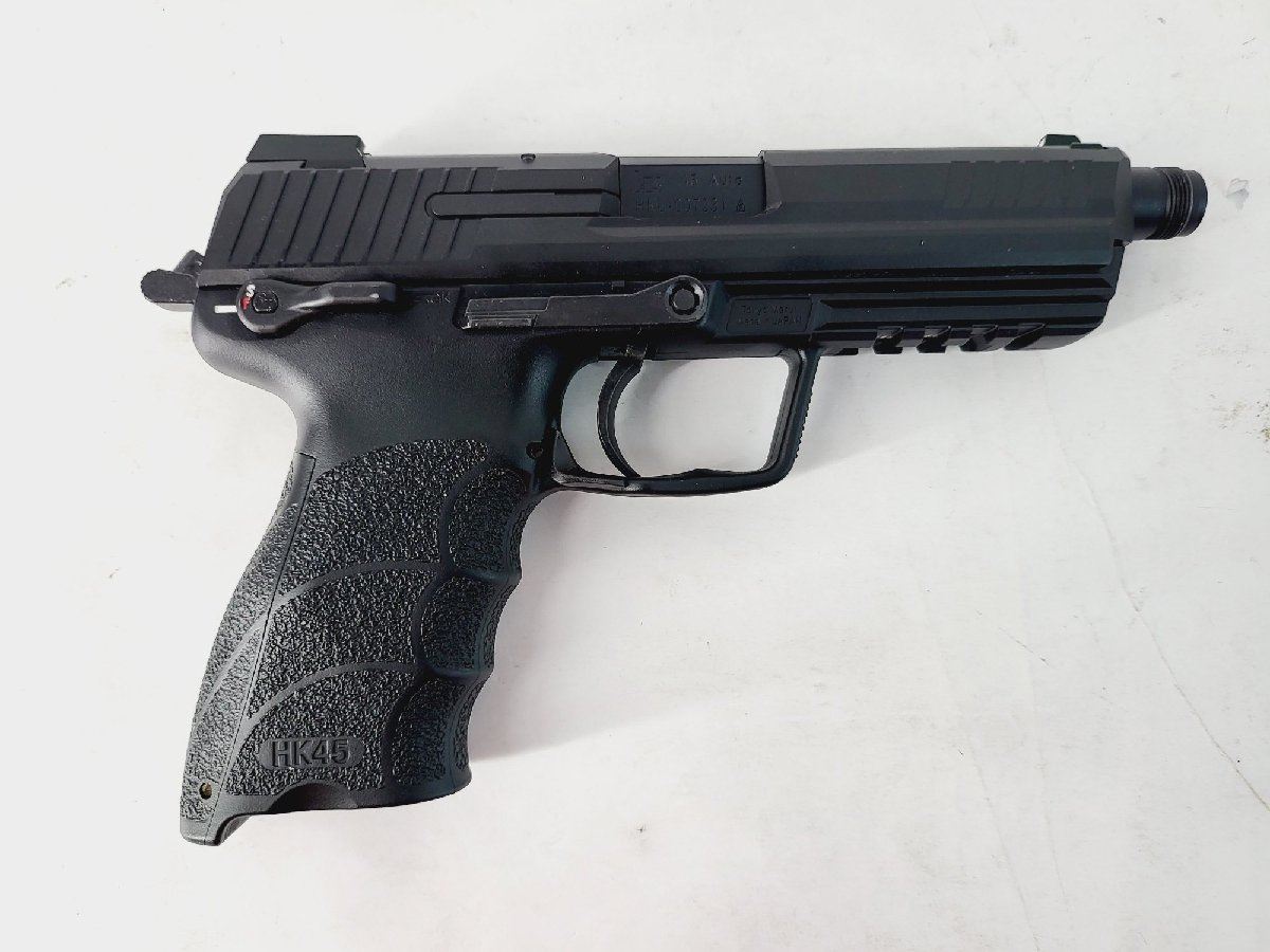豊富な，大人気 東京マルイ HK45 タクティカル ブラック ガスガン 中古