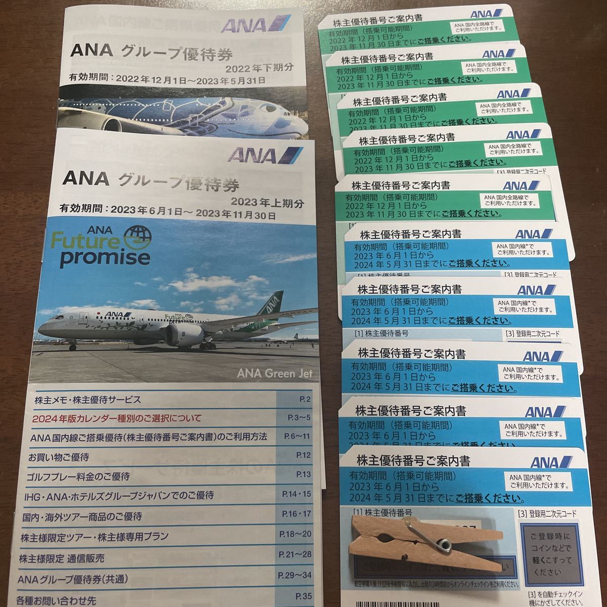 ANA 株主優待券10枚 ANA株主優待航空券 10枚 ANAグループ優待