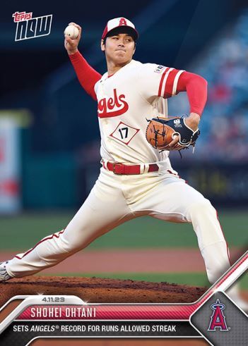 2023 Topps Now ロサンゼルス・エンゼルス 大谷翔平 2023.4.11 No.106