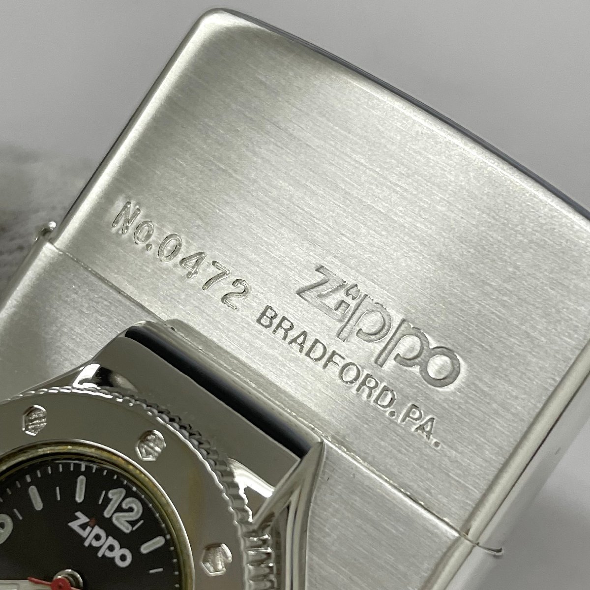 ◇ジッポ ZIPPO◇限定品 ミニチュア時計付 LIMITED EDITION ガス 